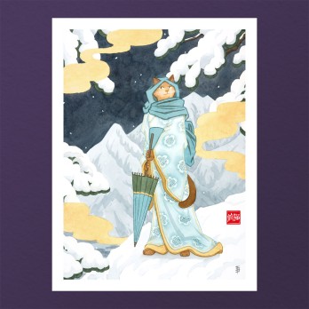 Yuki-onna - Tirage Fine Art