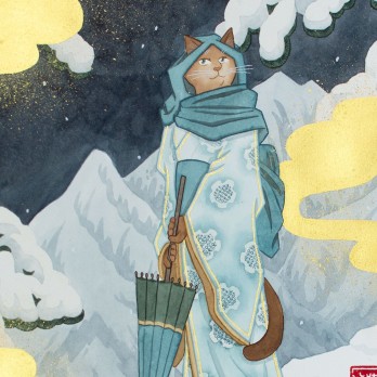 Yuki-onna - Peinture originale