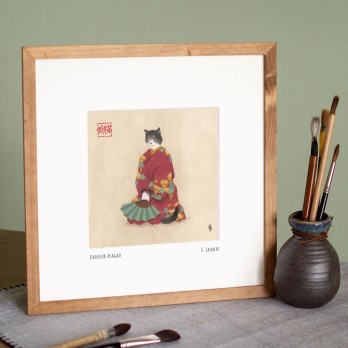 Danseur Asagao│Peinture originale