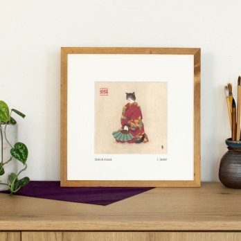 Danseur Asagao│Peinture originale