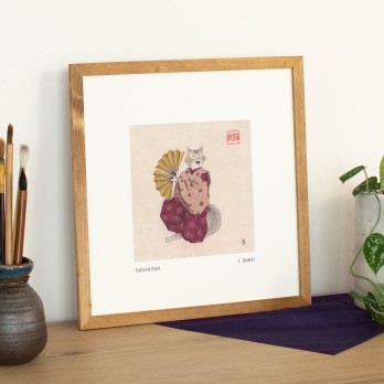 Danseur Kiku│Peinture originale
