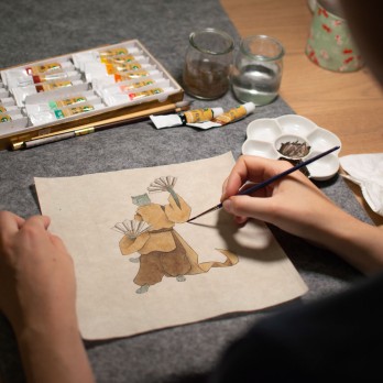 Danseur Aki│Peinture originale