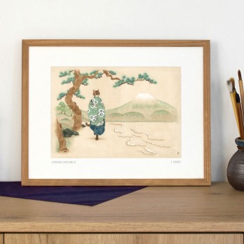 Sur la grève│Peinture originale