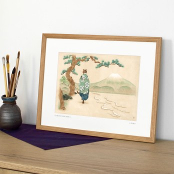 Sur la grève│Peinture originale