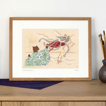 Sieur Inari planche VII│Peinture originale