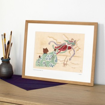 Sieur Inari planche VII│Peinture originale