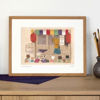 Sieur Inari planche IX│Peinture originale
